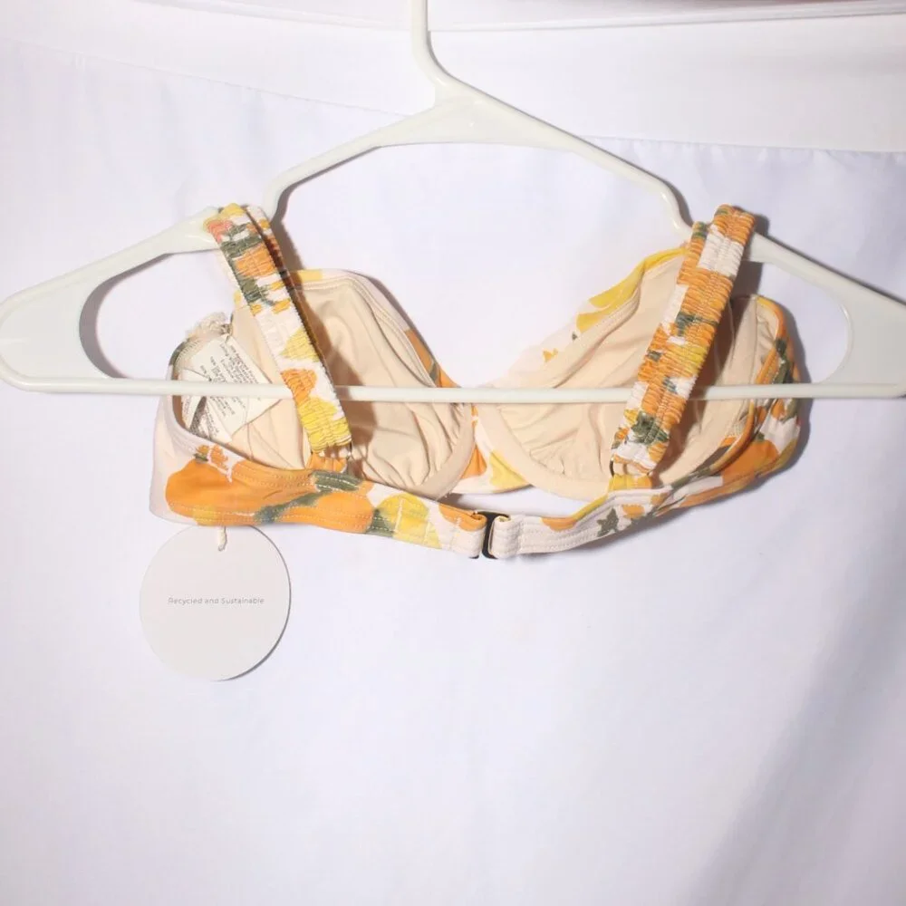 NWT Peony Holiday Bikini Top Size S - Picture 14 of 16